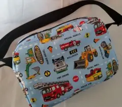 値下げ【ハンドメイド】ふわふわ通園バッグ/ くるま