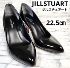JILLSTUART ジルスチュアート パンプス エナメル 黒 　22.5㎝