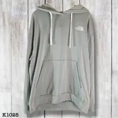 ノースフェイス フーディー パーカー グレー 韓国限定 XL K1025