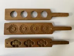 和菓子 木型 花 昭和レトロ 2点セット