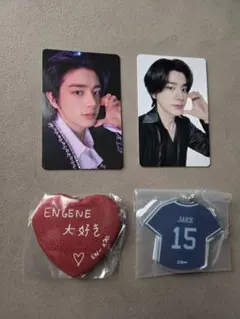 Jake ENHYPEN トレカ バッジ キーホルダー