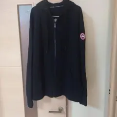 Canada Goose ブラック フルジップパーカー