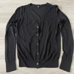 UNIQLO ブラック 長袖カーディガン M