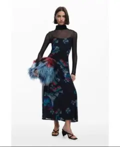 Desigual　Mr. Christian Lacroix ワンピース　ブルー