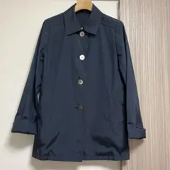 美品 ダックス 現行タグ トレンチコート ライナー付き チェック 紺 M 相当 DAKS - DAKS ダックス ハウスチェック トレンチコート ライナー付きの