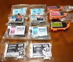さらにお値下げ 新品 미사용 品 エプソン・キャノン用インクカートリッジ 11個