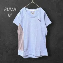 プーマPUMA 半袖Tシャツ【M】ブルー/グレー DRY スポーツ 吸水速乾のサムネイル