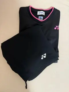 ヨネックス ブラック ウォームアップウェア セット