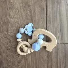 木製 歯固め コアラ ゾウ 知育玩具