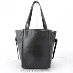 極美品✨J&M DAVIDSON ベルミニ ウィズスタッズ 黒 ハンドバッグのサムネイル