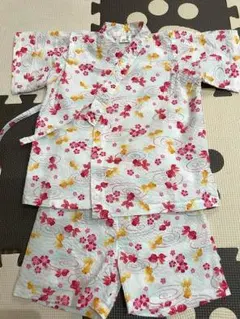 ☆最終値下げ☆ 美品 甚平 キッズ 女の子用 95