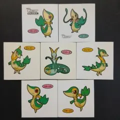 ポケモンパンシール　ポケモンデコキャラシール　ツタージャ　ジャノビー　ジャローダ
