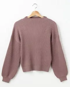 【数回着用】INGNI リブ編み 長袖 ニット ピンクMサイズ