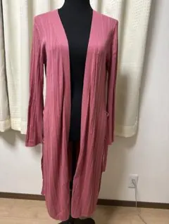 春夏用 ユナイテッドアローズ 薄手ロングカーディガン ピンク