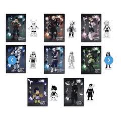 僕のヒーローアカデミア クリアファイル&ステッカー　全8種コンプリートセット