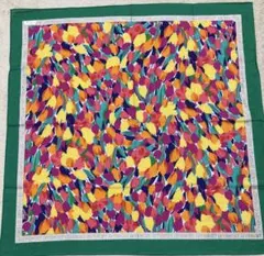 GIVENCHY 花柄 ハンカチ 大判