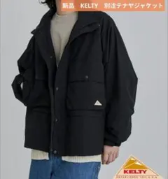 【新品】　KELTY　テナヤ　ジャケット ウィンドブレーカー　ブラック　L