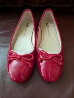 Oriental Traffic 赤 バレエシューズ