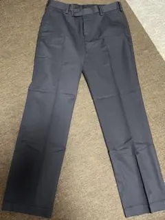 ユニクロ　ネイビー スラックス ウエスト76