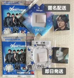 TXT ビジュアルスクエアフォトシール ケース　ヨンジュン 2種 バンダイ