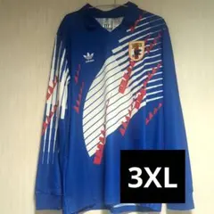 新品タグ付/完売品】日本代表 ユニフォーム 長袖3XL レトロ ドーハの 