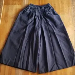 希少 イリヤロンタン ワイドパンツ ツイード系 Mサイズ ガウチョ 昭和レトロ