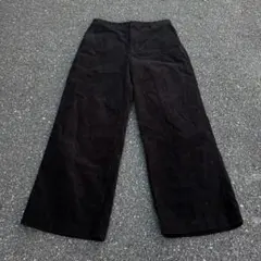 corduroy wide straight pants