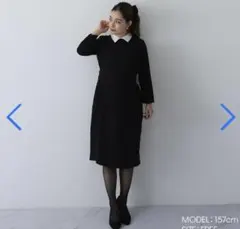 Chocoa 授乳口つき　ブラックワンピース