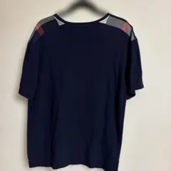 ●美品●BLACK LABEL CRESTBRIDGE ●ネイビー 綿麻Tシャツ