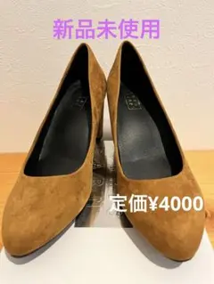 新品未使用！ローリーズファーム　ヒールパンプス　キャメル　Mのサムネイル