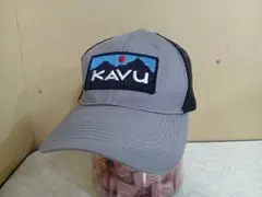 KAVU ベースボールキャップ グレー ブラック メッシュ