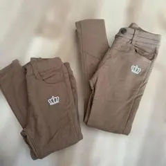 baby doll スキニーパンツ　100 120 兄弟　姉妹