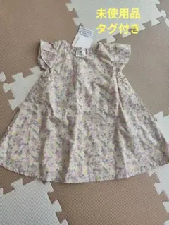 【新品未使用タグ付き】sishunon 小花柄 ワンピース 90サイズのサムネイル