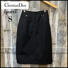 【美品】Christian Dior sports ミディスカート　ロゴ刺繍のサムネイル