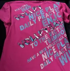 【激安】Mizuno バレーボール Tシャツ ピンク