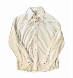 70s 白シャツ　vintage 襟芯　Kennington 希少　70年代