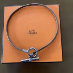 786771/HERMES アタメ レザーブレスレット エルメス - メルカリ