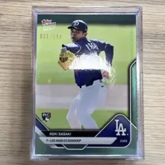 ２０２５ ドジャース 開幕への道 １９９枚限定 佐々木朗希選手　超希少11番