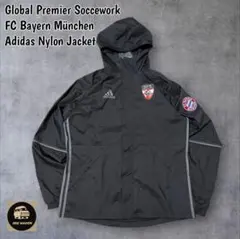 希少adidasFCバイエルンミュンヘンGPSナイロントレーニングジャケットL