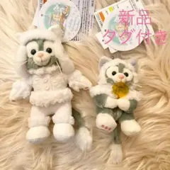 ☆新品 ホワイトウィンタータイムワンダーズ ジェラトーニ ぬいぐるみ バッジ