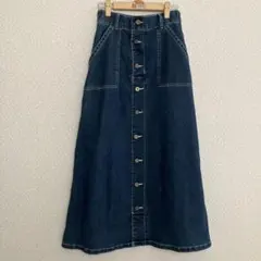 レイカズン　フロントボタン デニム ロングスカートのサムネイル
