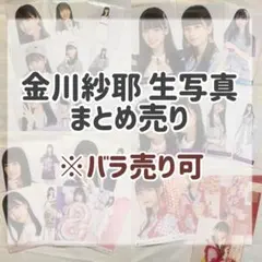 【即購入◎】 乃木坂46 4期生 金川紗耶 生写真 まとめ売り 全ツT 封入 等