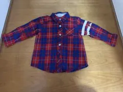 familiar チェックシャツ/90cm