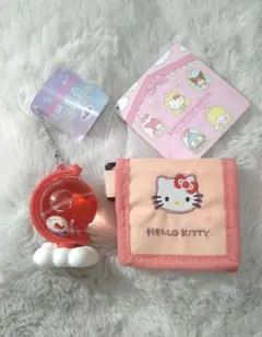 《新品》キティちゃん　コインケース　地球儀オイルマスコットキーホルダー