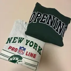 【出品26日まで】OPENING パーカー & NFL スウェット 2点セット