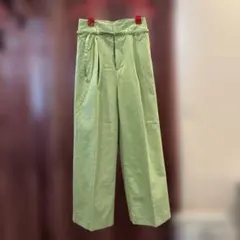 カラーパンツ ワイドパンツ