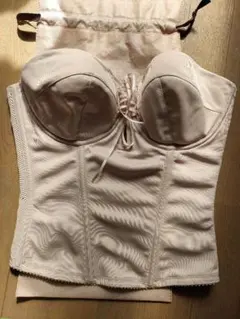 bridal bloom レースアップビスチェ ロイヤルベージュ G75