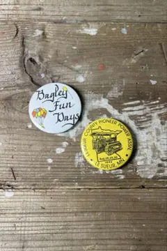 USA ローカル イベント 缶バッチ 2個セット