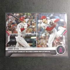 大谷翔平 2021 Topps Now 40号本塁打&8勝目 #677