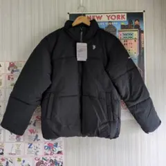 【12/17削除】ポロアッスンㅤキッズ 中綿ジャケット ブラック170